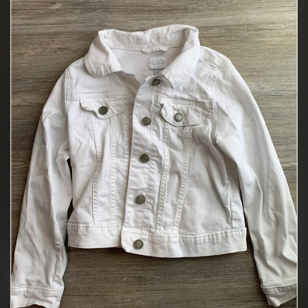 Girls weight denim jacket